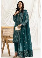 Georgette Morpeach Wedding Wear Embroidery Work Pakistani Suit